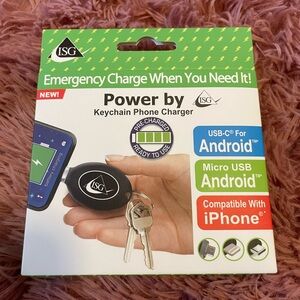 Keychain Phone Charger Bank